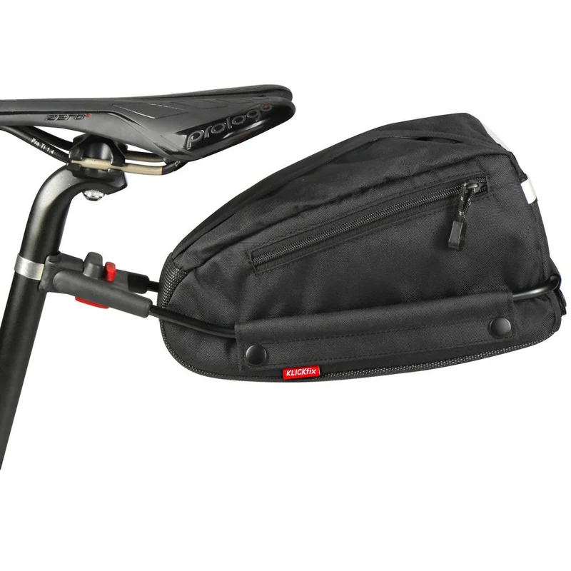 KLICKfix Satteltasche Contour SF schwarz Größe 14x28x15 cm 4l Contour Adapter