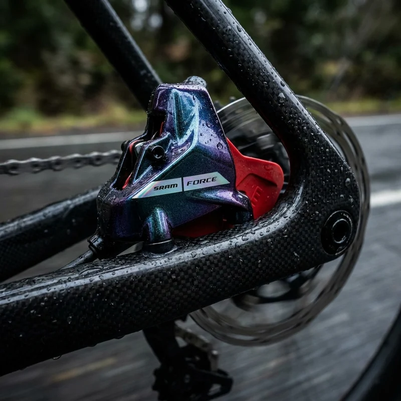 SRAM Bremssattel Force AXS Iridescent D2 vorne/hinten - kraftvolle, präzise Scheibenbremse