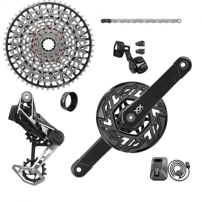 SRAM Kit XX AXS Eagle Transmission ohne Kurbelarme E-MTB 104 LK - Highend 12-fach Antrieb