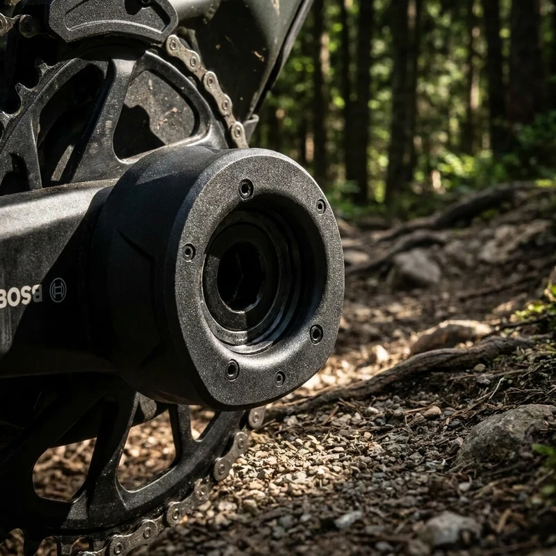 SRAM Kurbelarmschutz Bosch carbon - Schutz für Bosch-E-Bike-Kurbeln