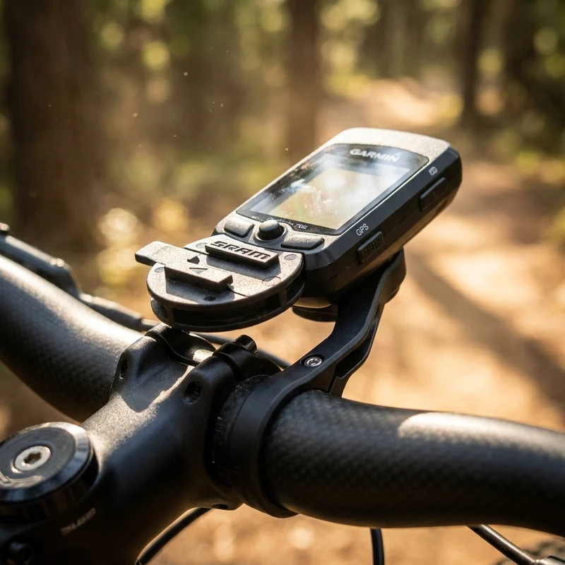 SRAM Adapter Quickview 1/4 zu Slide Lock für Garmin 605/705 - Sicherer Halterungswechsel